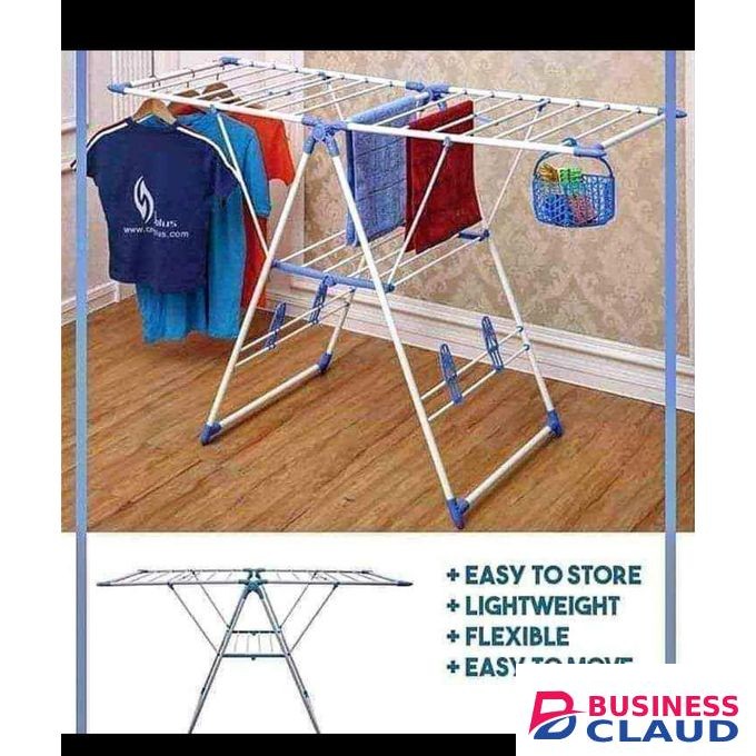 Outdoor clothes drying rack