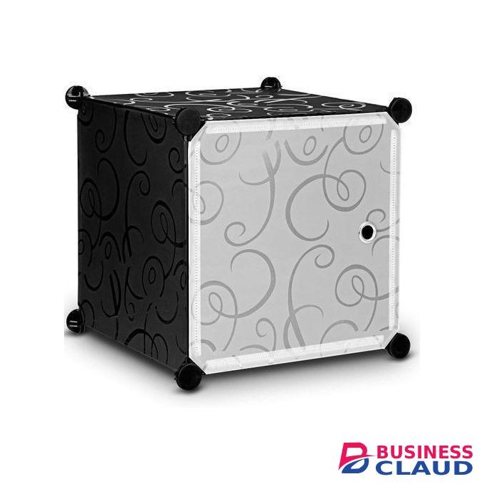 Cube Wardrobe Plastic Closet Storage Organizer With Doors