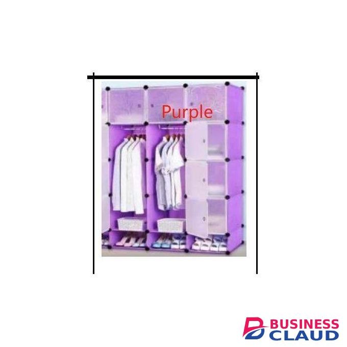 HOMMY 3c Portable plastic wardrobe