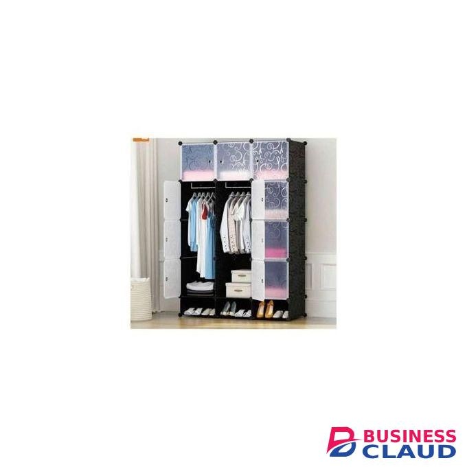 TC 3 Column Heavy Portable Plastic Wardrobe
