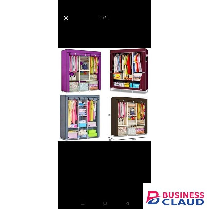 3 Column Portable Wardrobe