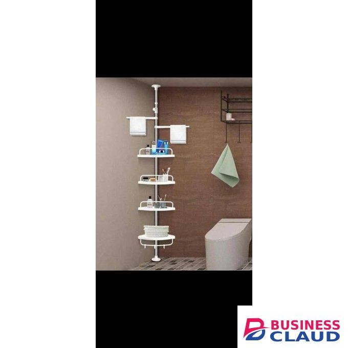 Home Club Telescopic Bathroom Corner Shelf