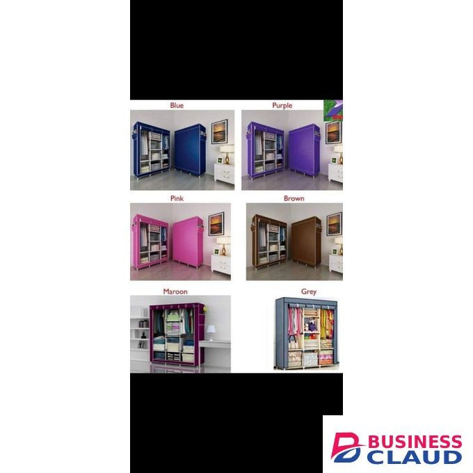 Home Club 3-Column Metallic Wardrobes