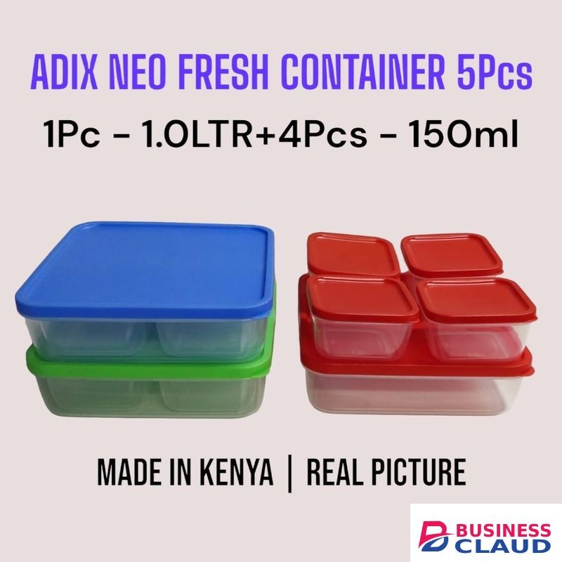 elegant ADIX NEO FRESH CONTAINER 5pc