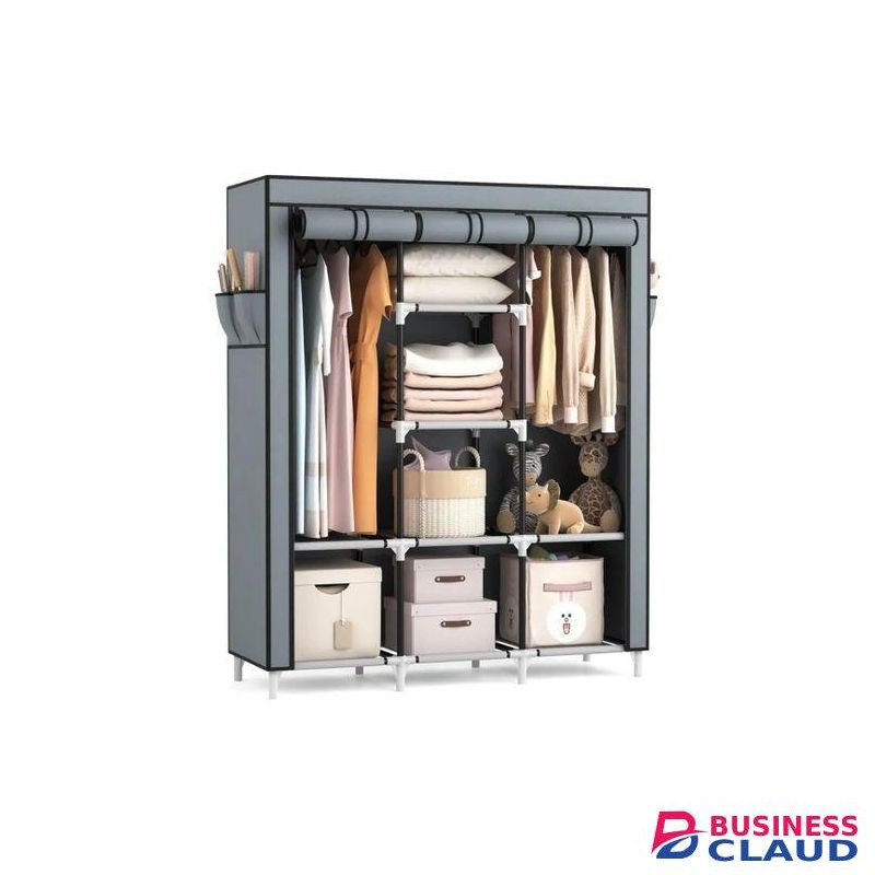 TC 3 Column Metallic Wardrobe