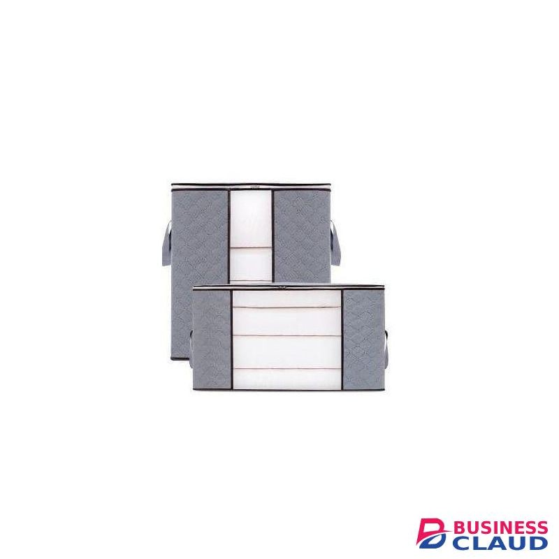 2-Piece Foldable Clothes & Quilt Storage Bags – 70cm & 50cm with Clear Window