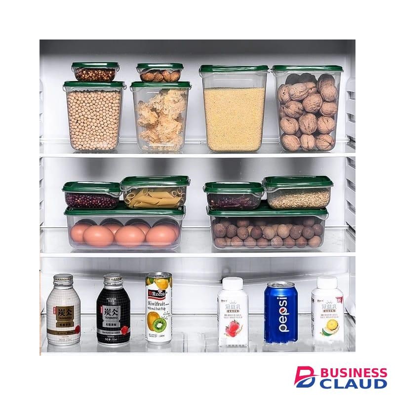 17 Pcs/Set Food Containers Storage Box Sealed Crisper