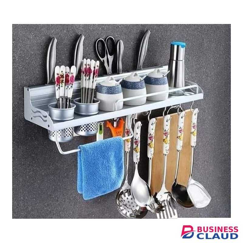 Wall Mounted Kitchen Organiser Rack