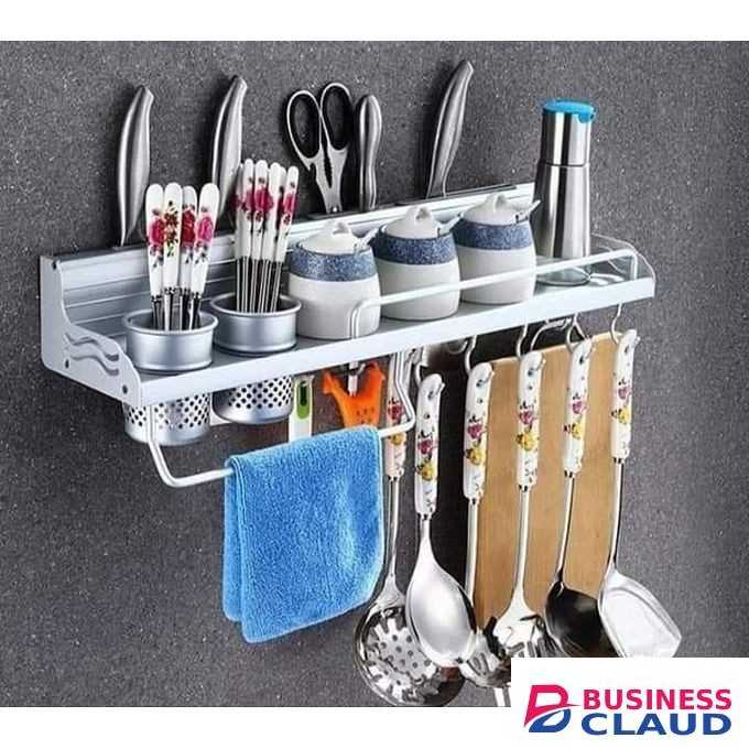 Wall Mounted Kitchen Organiser Rack