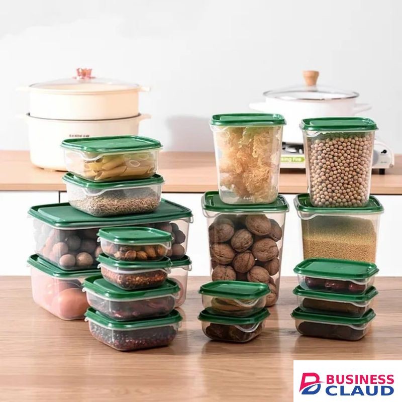 17pcs Crisper Food Storage Containers – Microwavable