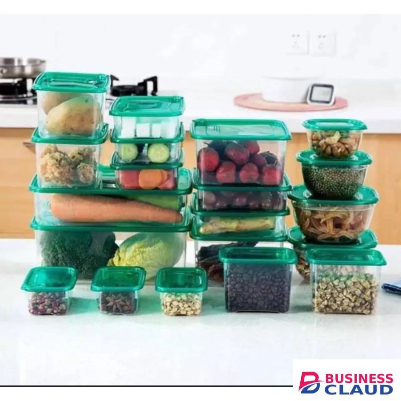 17 Pcs Food Storage Containers Set with Lids - Stackable, Clear & Airtight Meal Prep Bowls