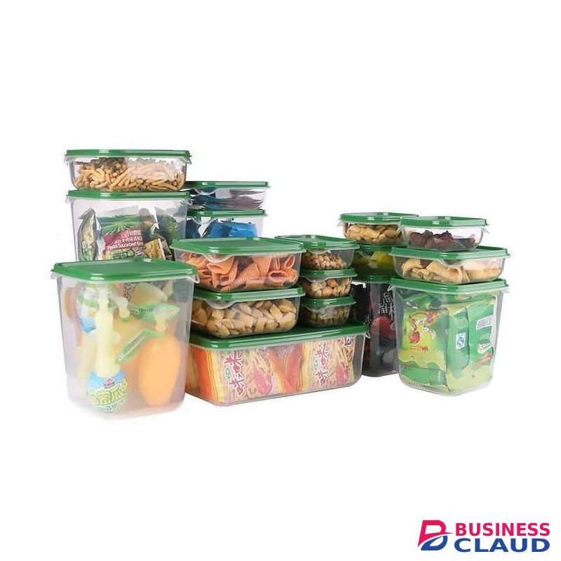 17Pcs Stackable Food Storage Containers with Lids for Food Preparation or Storage