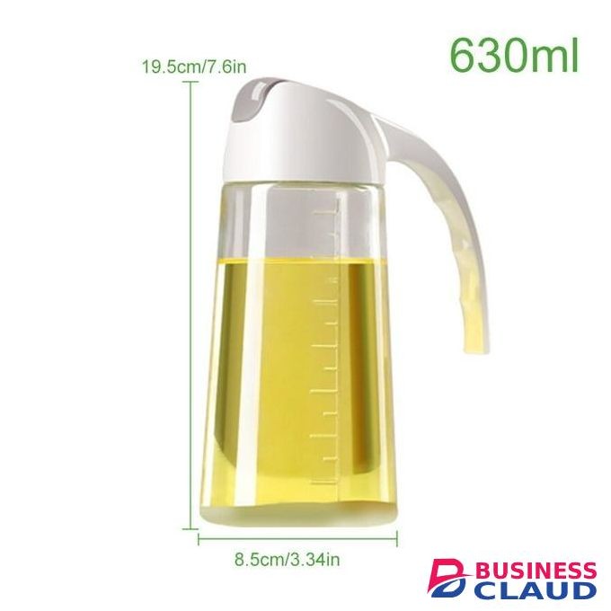 Glass Oil Pot Leak-proof Oil Jar Household Soy Sauce Vinegar Seasoning Flavor Bottle Jar Set Special Oil Container