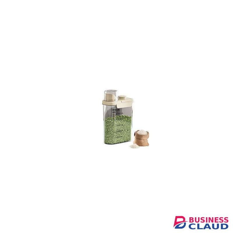 Airtight Food Storage Container with Measuring Cup - Multi-Purpose Kitchen Dispenser