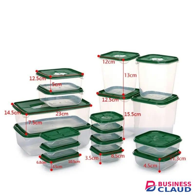 17pcs Storage containers