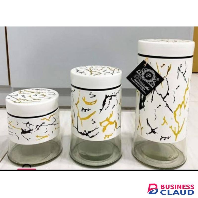 Airtight Kitchen Canisters Sets Glass Storage Jars For Salt,Sugar Spices