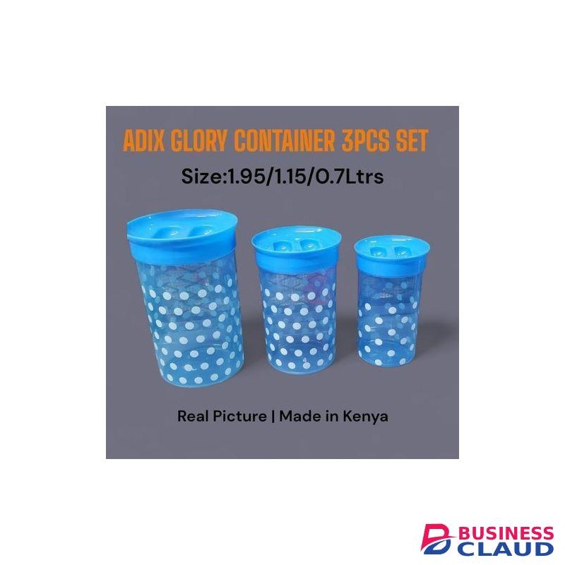 Set 3 Pcs Adix Glory Container Deco