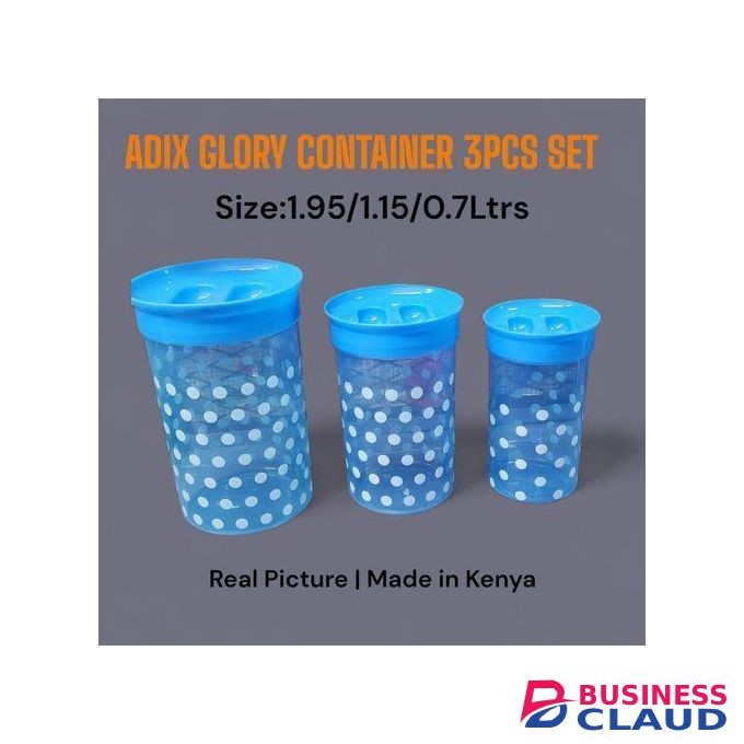 Set 3 Pcs Adix Glory Container Deco