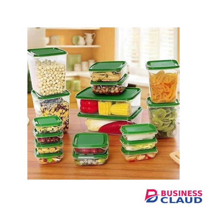 17Pcs Food Storage Boxes with Lids