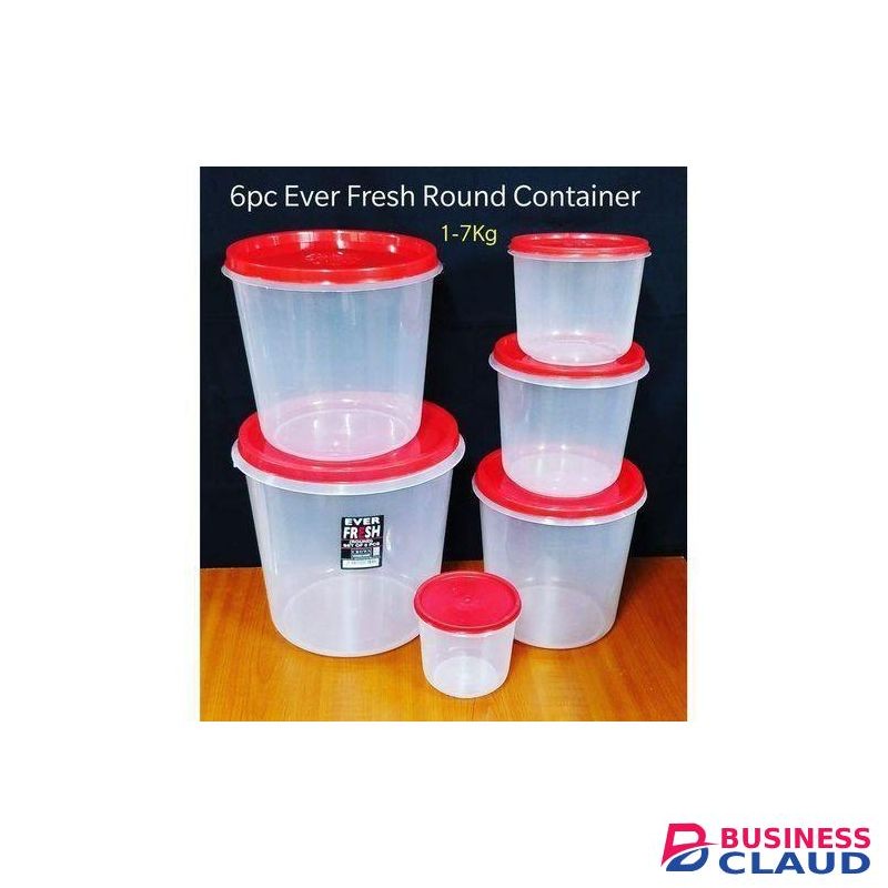 Crown Ever Fresh 6 in 1 Round food storage Container