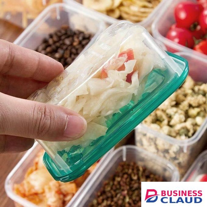 17-Piece Space-Saving Food Storage Container Set - Microwave, Freezer & Dishwasher Safe