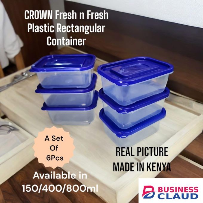 6 pcs 150 ml fresh n fresh containers