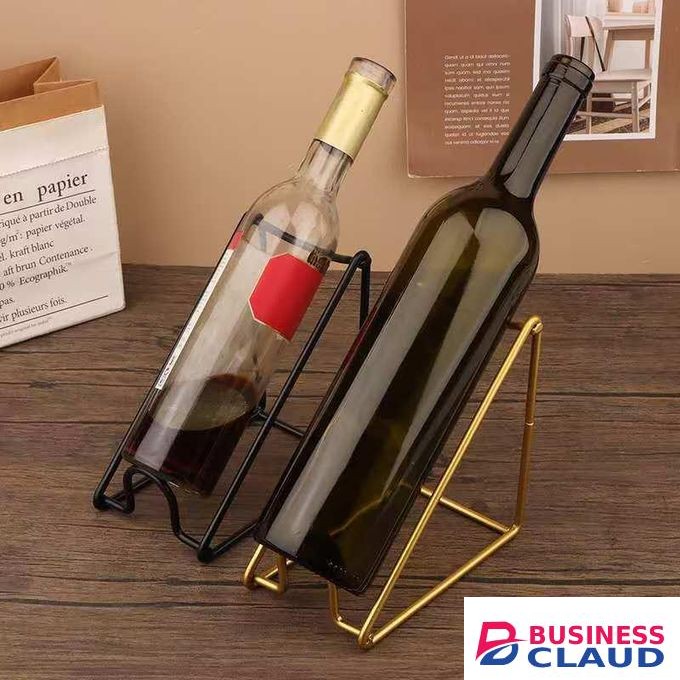 1 Pcs Wine Bottle Rack Countertop Wine Bottle Display Rack Wine Storage Rack Simple Home Counter Decoration for Kitchen, Dining Room, Bar, and Living Room Use