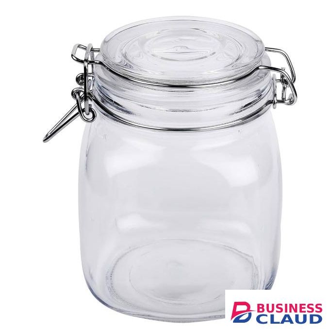 Airtight clip lid thick glass containers-1ltr