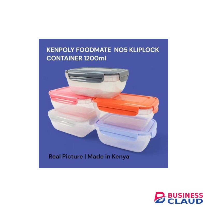 1200ml Kenpoly Foodmate No.5 Klip Lock Container