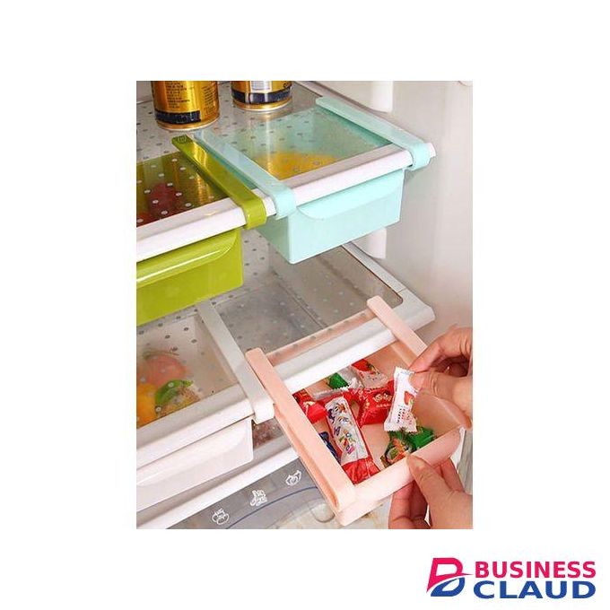 Space Saver Fridge Drawer Shelf Storage Box Organizer