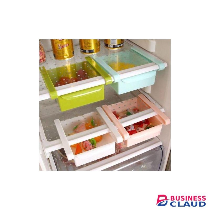 Space Saver Fridge Drawer Shelf Storage Box Organizer