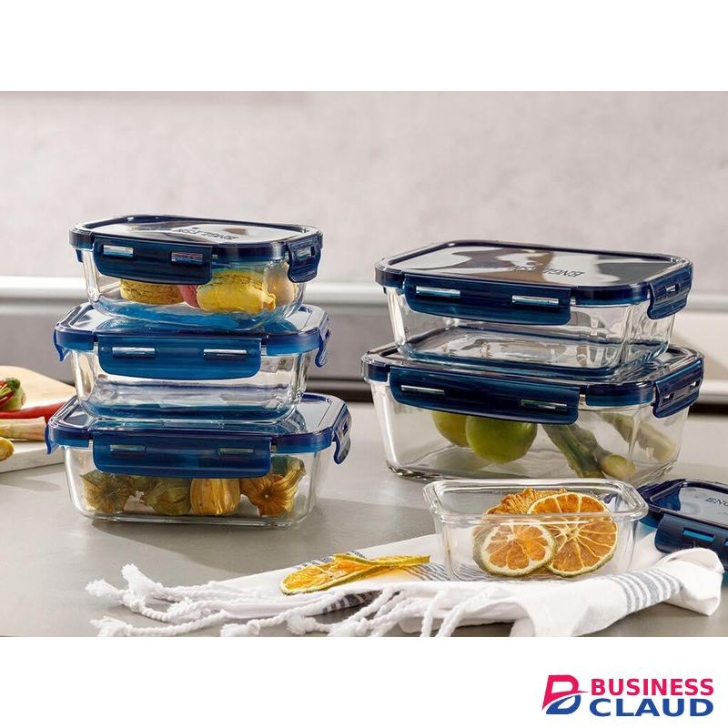 1040ml Luminarc Rectangle Glass Container - 1pcs -
