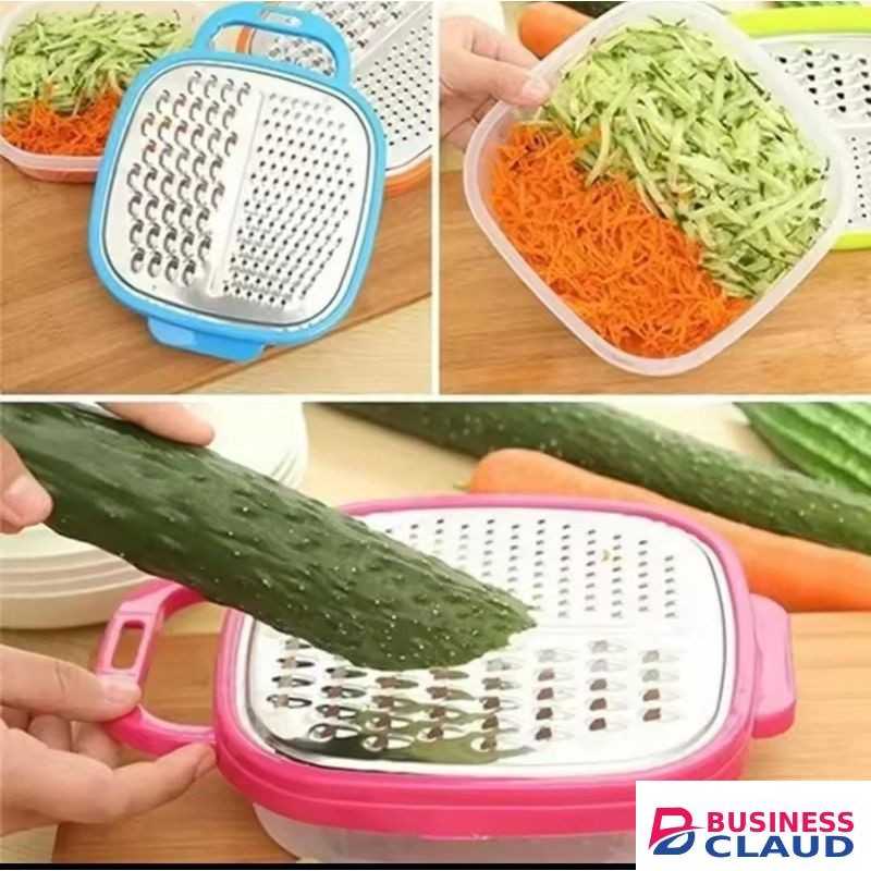 Multi-Purpose Manual Food /Vegetable / Cheese Grater with Plastic Storage Container /Bowl