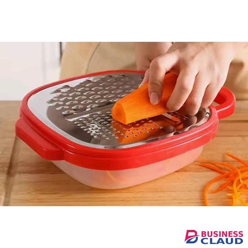 Multi-Purpose Manual Food /Vegetable / Cheese Grater with Plastic Storage Container /Bowl