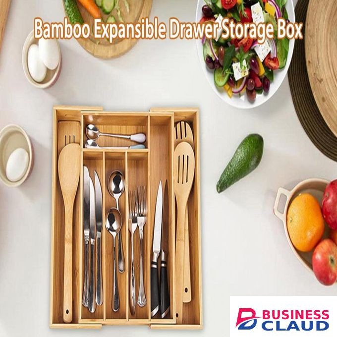 Bamboo Cutlery drawer organizer