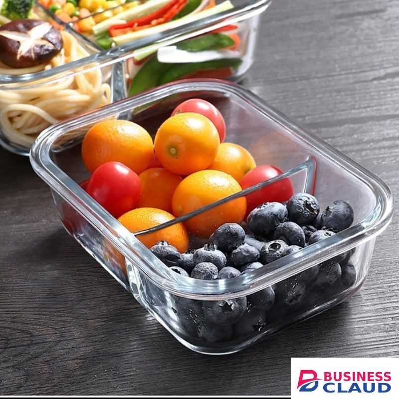 1040ml High borosilicate Glass food containers