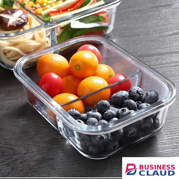 1040ml High borosilicate Glass food containers