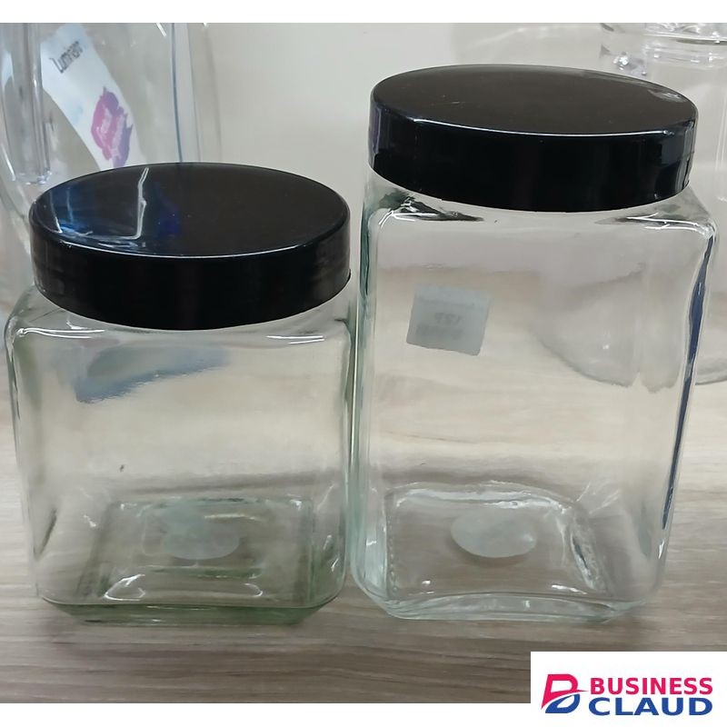 Glass Jar with Screw Lid 2L