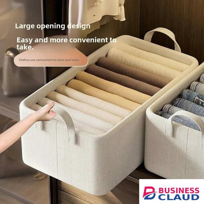 Extra Strong Space-Saving Foldable Drawer Organizer – Washable, Multipurpose Use