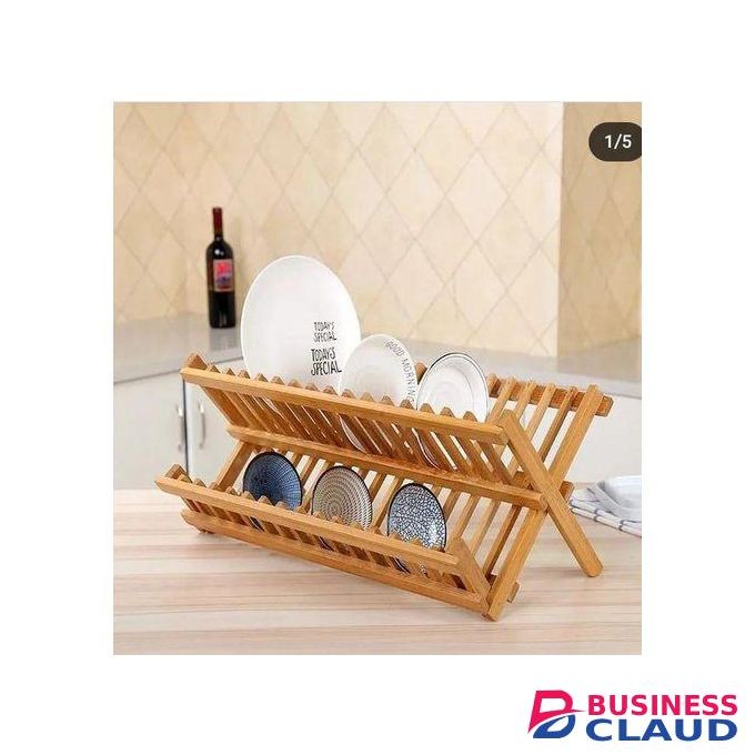 Bamboo dish rack