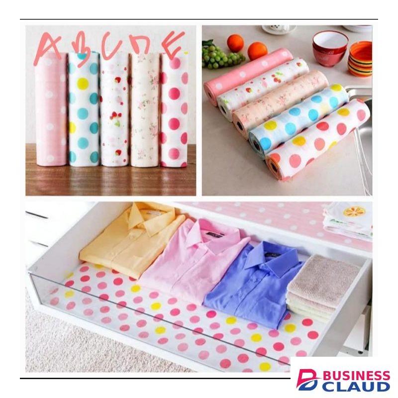 Waterproof, Wipeable Drawer Liners 30 cm by 5 m