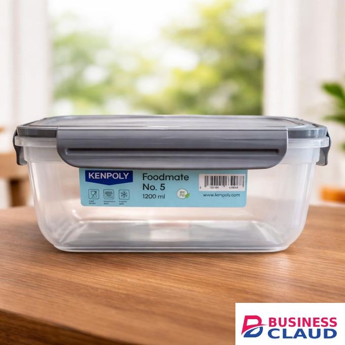 Kenpoly Leakproof Lunch Box (1200ml) – Food Container for Kids & Adults