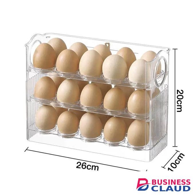 Acrylic 3 layer Aclyric 30 egg storage fridge box