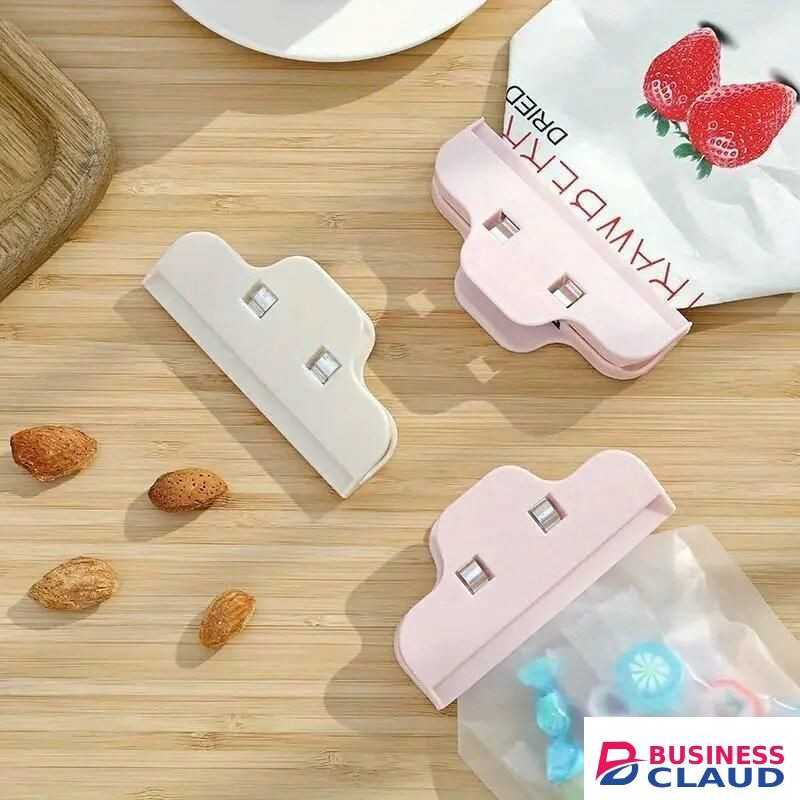 5pcs Food Bag Sealing Clip Assorted Sizes Bag Clips Sealer Seal Packing Plastic Bag Keeps food fresh Longer Food Storage With Bag Plastic Seal Clip