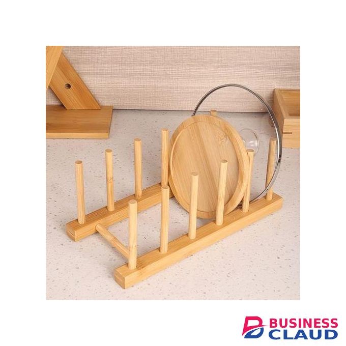 Wood Plate Holder Drying Rack Holder Stand