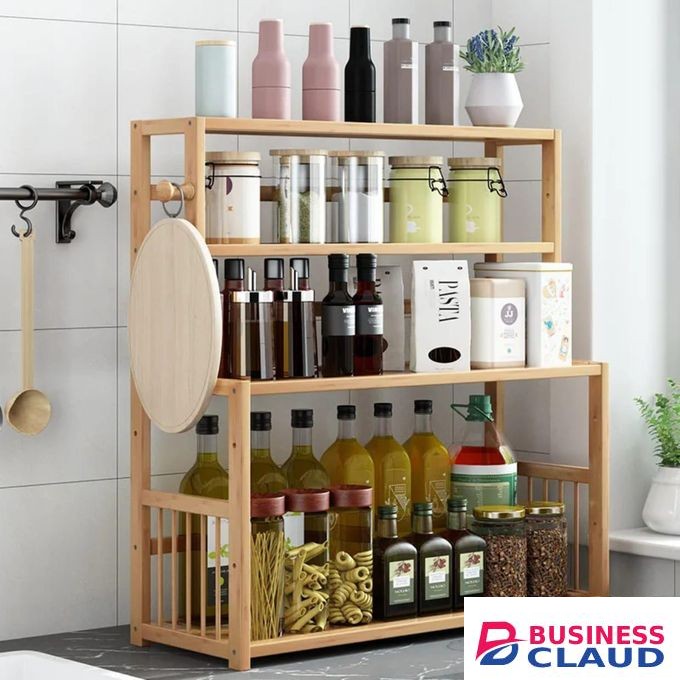Bamboo Multifunctional Organising Rack