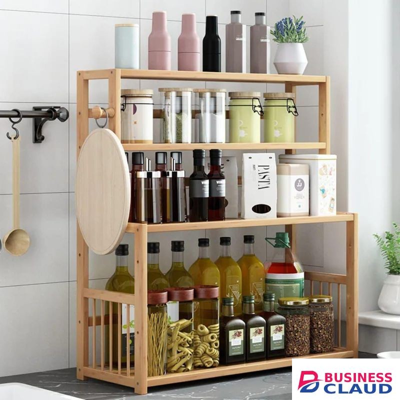 Bamboo Multifunctional Organising Rack