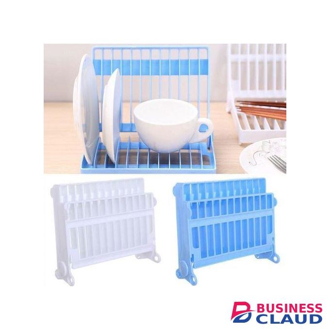 Foldable Plate Dish Rack Drying Rack Organizer