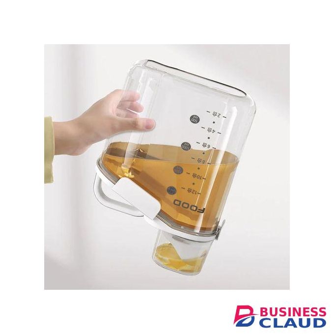 Airtight Cereals Food Storage Container+Measuring Cup With Scale