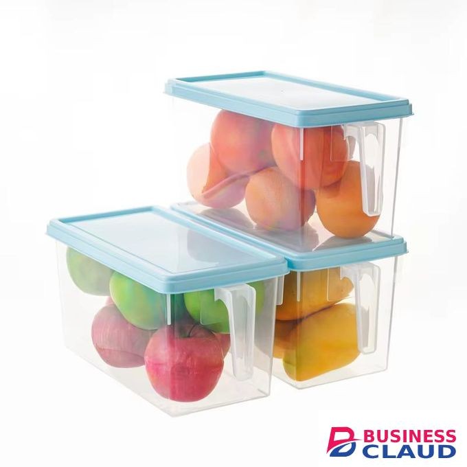Cereal Plastic Container With Lid And Handle To Keep Your Cereals Fresh And Your Space Organised
